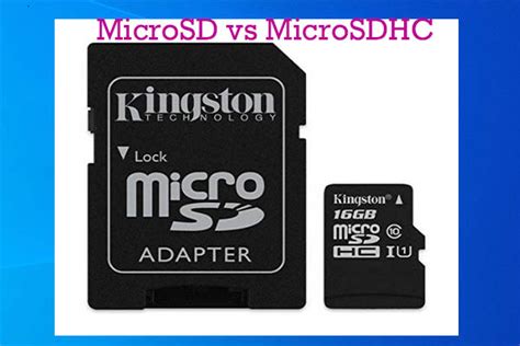 microsdhc|difference between microsd and microsdhc.
